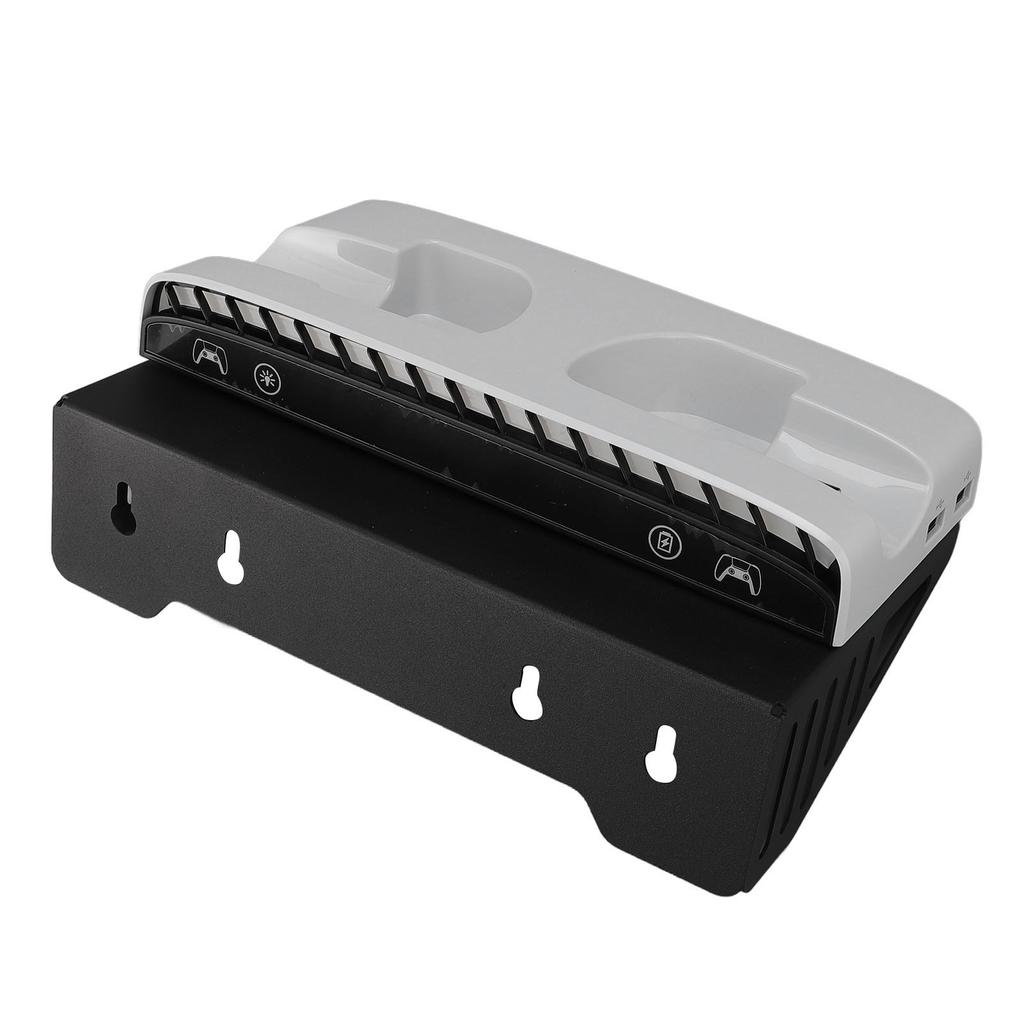 Зарядная станция для двух контроллеров с RGB-подсветкой, настенное крепление для игровой консоли, кронштейн для контроллера с гарнитурой