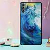 Художественный чехол для телефона с рисунком лошади для Samsung Galaxy S24 S25 Ultra S21 S22 S23 Ultra S9 S10 S20 Plus S25 FE