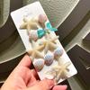 Новые Милые Заколки для Волос Конфетных Цветов Звездочки Сахарные для Девочек Челки Боковые Зажимы Зажимы-Уточки Корейская Мода Женские Аксессуары для Волос