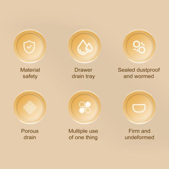 Baby Bottle Drying Rack with Cover 360-Degree Sealing Kitchen Cabinet Organizer Bottle