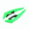 2Pcs Motorcycle Winglets Front Side Spoiler Aerodynamic Wing Set Fixed Wind Wing with Adhesive Decoration Sticker