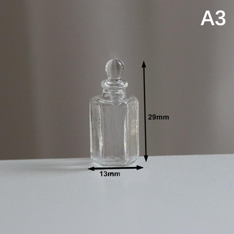 1Pc Doll House Mini Decoration Cute Glass Bottle European Vintage Pot
