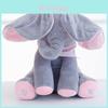 Peekaboo Elephant Singing Baby Plush Toy Stuffed Animated Soft Toy Kids Gift