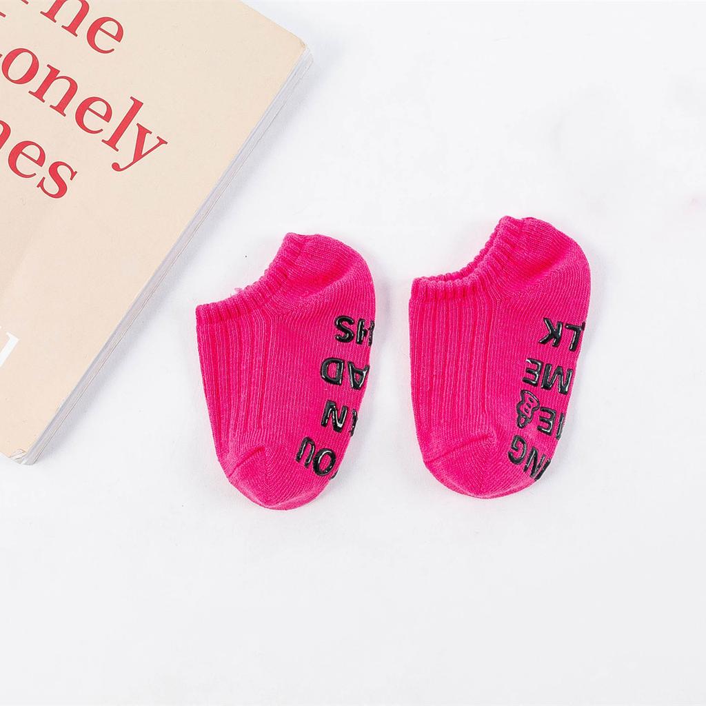 Милые детские носки-тапочки, дышащие хлопковые резиновые противоскользящие носки до щиколотки для мальчиков и девочек, носки для новорожденных и малышей, детские носки для детей 0-7 лет