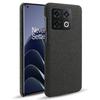 For OnePlus 10 Pro 5G Hard PC+Cloth Back Dual Protection Cover Cushion Anti-Scratch Shockproof Phone Case