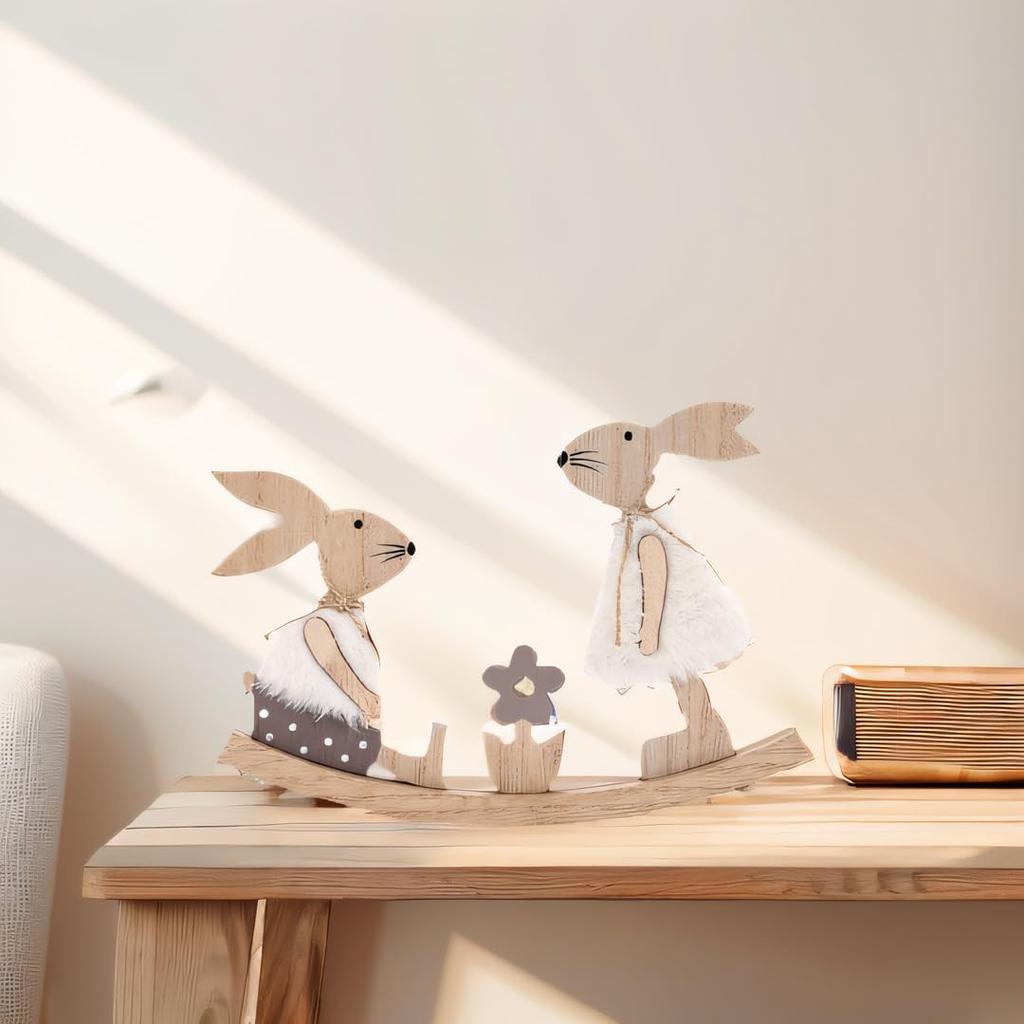 Пасхальное украшение для дома Расписные качели