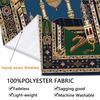 Muslim Wall Tapestry Aesthetic Wall Hanging Printed Fabric Blanket Decorative Tapestries for Bedroom Living Room Home Decor