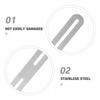 2pcs Stainless Steel Adjustable Mending Plate With Slotted Holes For Furniture Bracket Wood Table Shelf Bed Cabinet Mounting