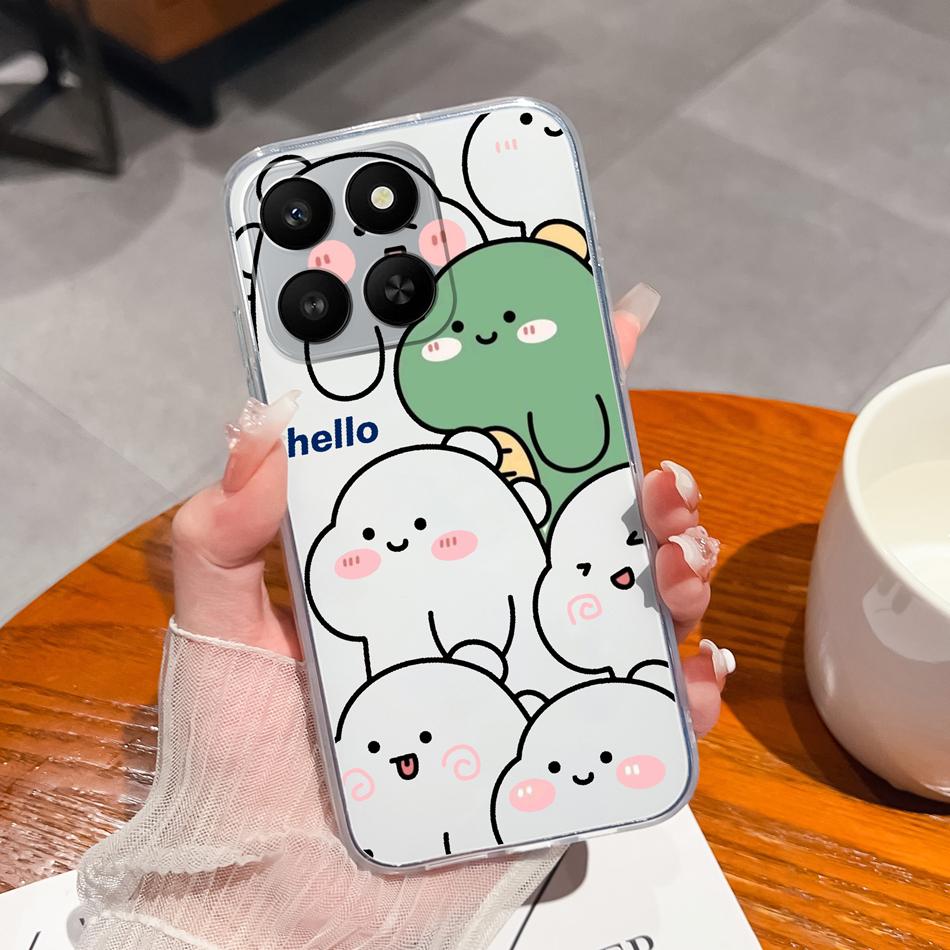 For Honor 400 Smart Phone Case Leisure Style Patterns Soft Silicone TPU Transparent Lightweight Cover For Honor400 Smart Bumper