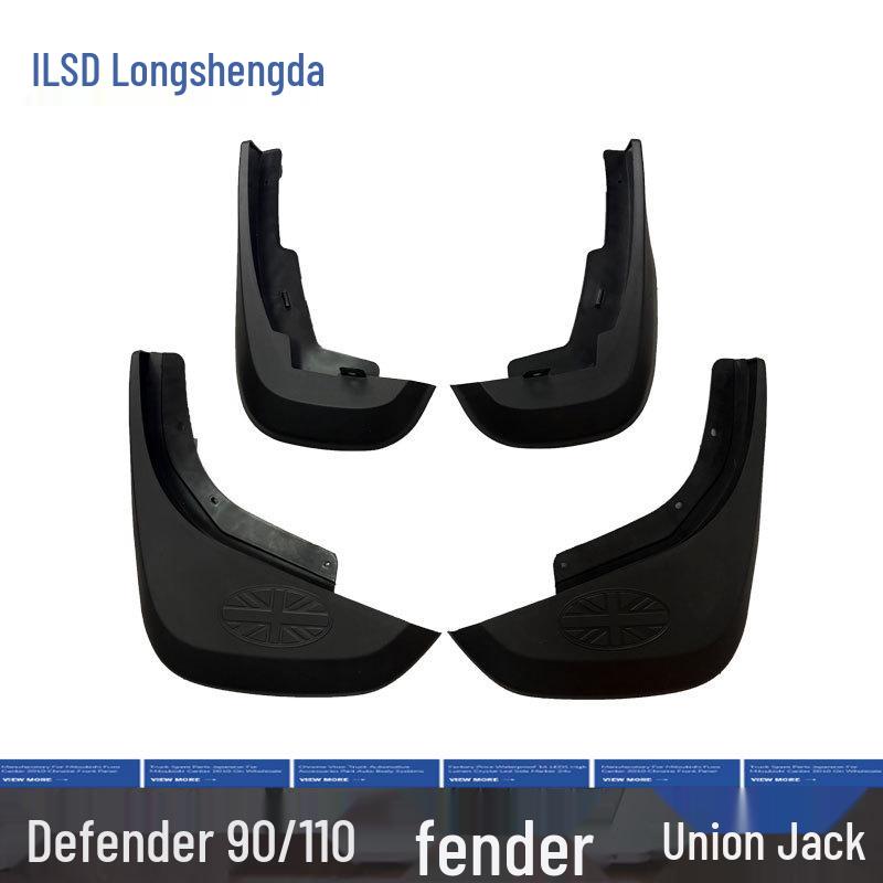 Union Jack Mud Flaps for Defender 90/110 Front & Rear Wheels - Off-road Accessories