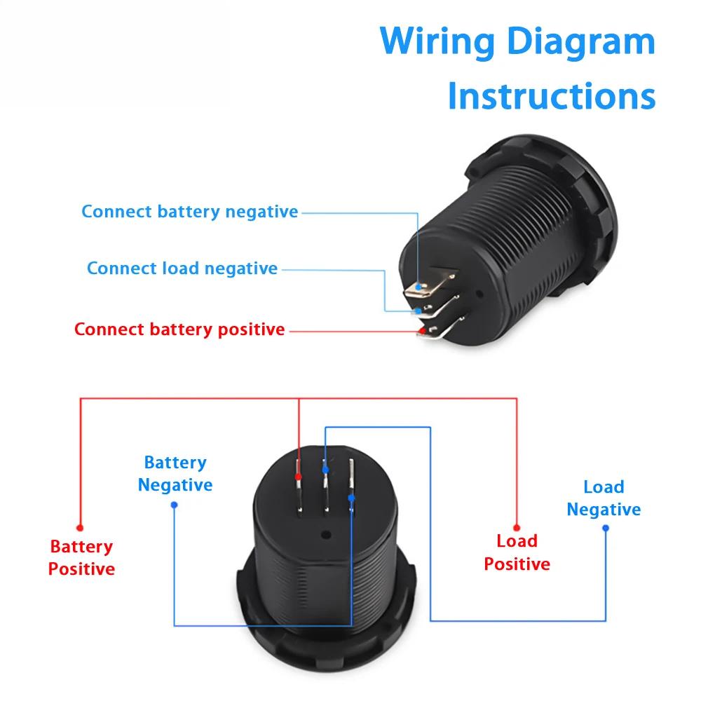 Универсальный цифровой вольтметр-амперметр постоянного тока от 9 В до 48 В 10 А, измеритель напряжения и тока, светодиодный дисплей, измерение для 12 В 24 В 36 В, электрический Je10