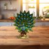 Peacock Statue Decoration, Animal Sculpture Modern Resin Home Decoration - Home Office Desktop Multifunctional Style Decoration