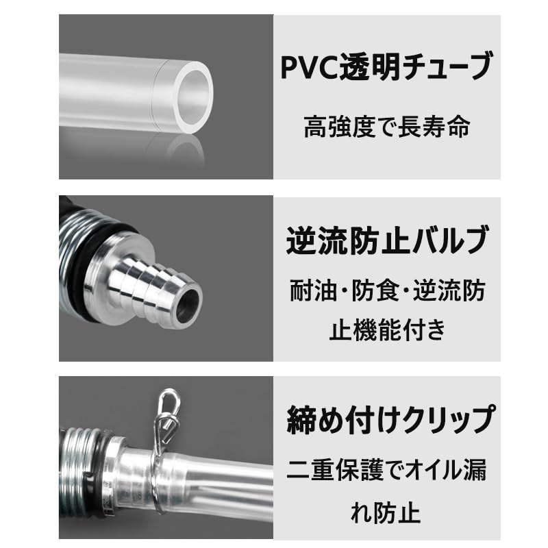 Ручной насос, для экстрактора бензина, набор всасывающих шлангов, 6,6 фута (2 м) Шланг