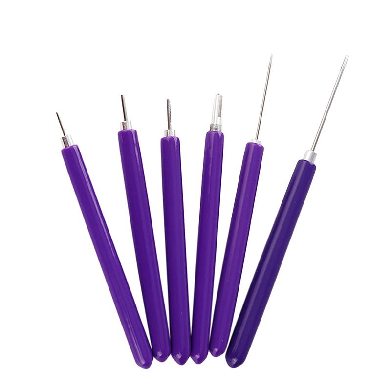 6-Piece Multifunctional Paper Quilling Pen Roller Slotting Tool Quilling Paper Pen Set Home Supplies