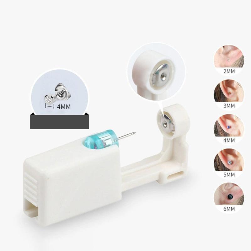 Одноразовый автоматический пистолет для прокалывания ушей, профессиональный набор из нержавеющей стали 2-го поколения для прокалывания ушей