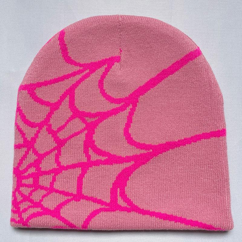 Готическая шапка из шерсти и акрила с узором паука, женская, зимняя, теплая, мужская, хип-хоп, повседневная, для улицы, EMA