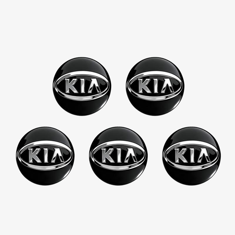 AANB1 Car Remote Key Emblem Sticker Aluminum Keys Decoration Decal For KIA K9 Sportage Niro K5 Carnival EV6 EV9 EV3 K8 Stinger Forte