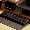 Xiaomi Black Carbon Fiber Texture Keycaps Transparent RGB Side Printed Cherry profile PC keycap set for MX Cherry Mechanical Keyboard