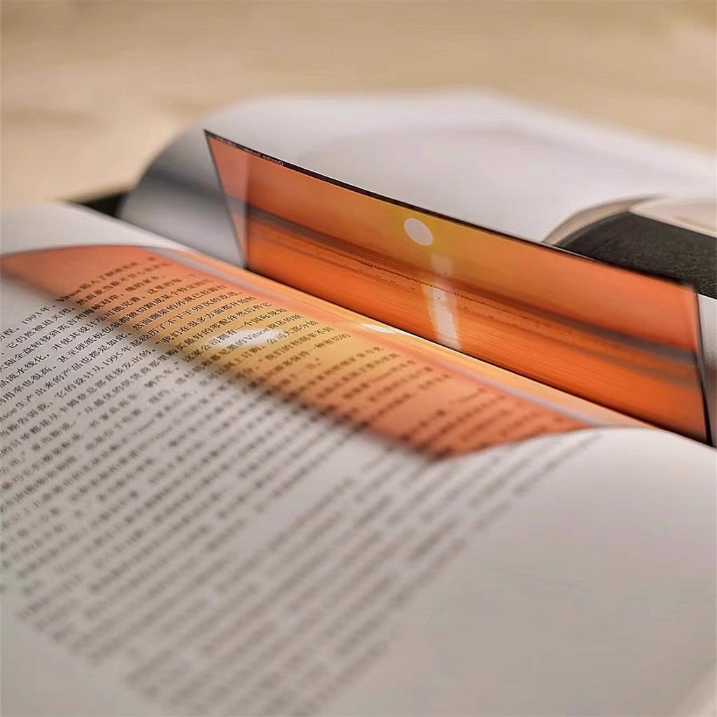 Aesthetic Galaxy Starry Sky Acrylic Film Bookmark Decorative Reading Page Marker Gift for Book Lovers