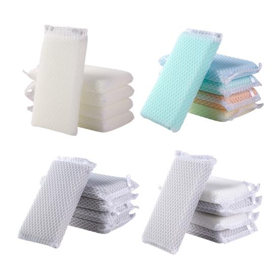 5/10 шт. Чистящая губка Уникальная сетчатая поверхность Сильная дезактивация Легкая губка для мытья посуды