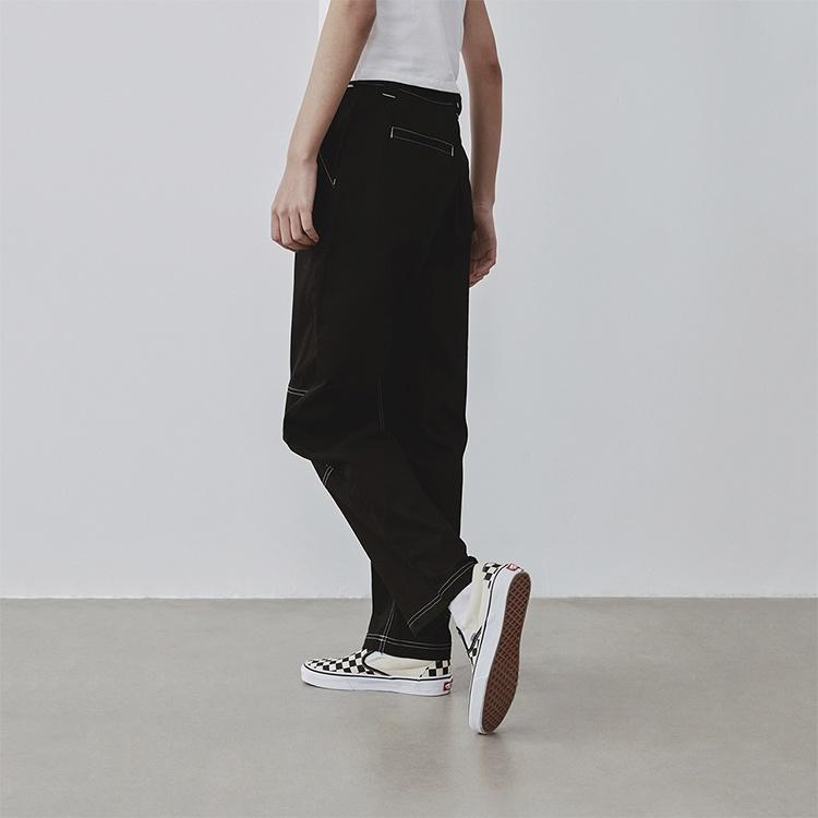 Vans Cargo Pants Women's Black Moderate Straight Fit Pants VN0A47YEY28