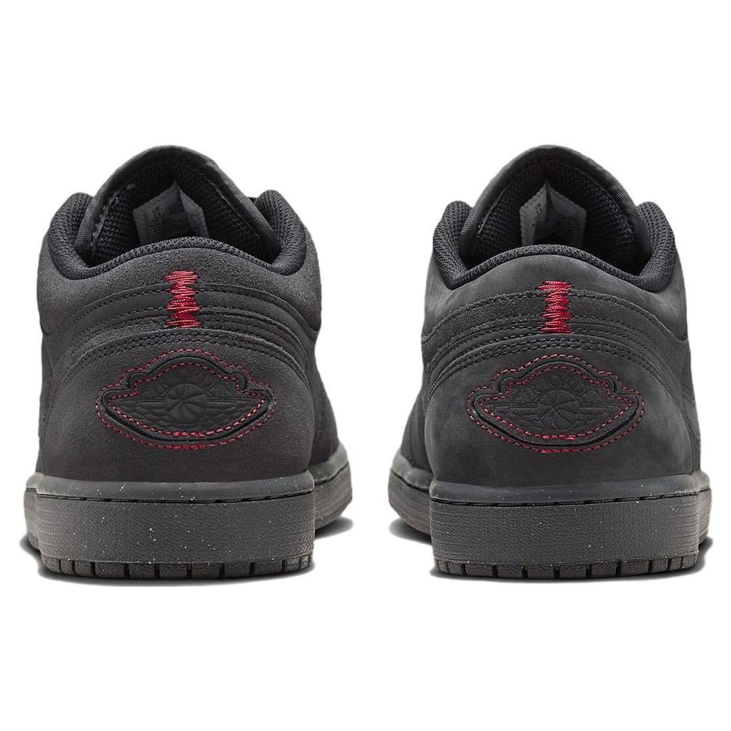 Air Jordan 1 Low SE Craft Dark Smoke Red Мужские кроссовки Серые Dark-Smoke-Grey Varsity-Red FD8635-001