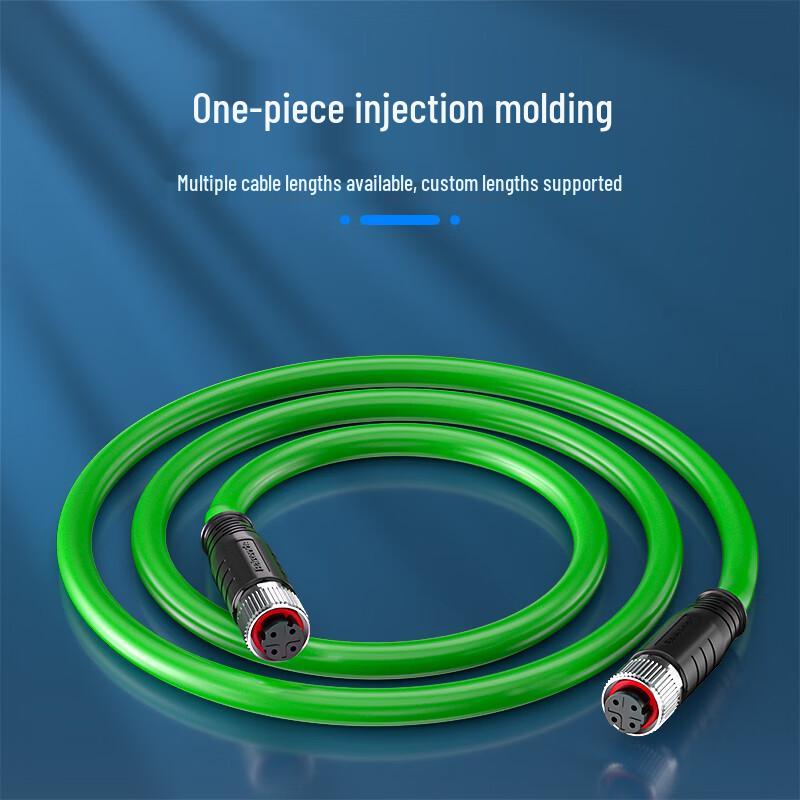 M12 D-Coded Industrial Profinet Ethernet Cable