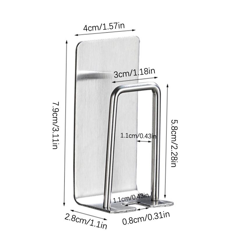 Самоклеящийся настенный держатель для зубных щеток из нержавеющей стали, органайзер для зубной пасты, подставка для стакана для полоскания рта, аксессуары для ванной комнаты