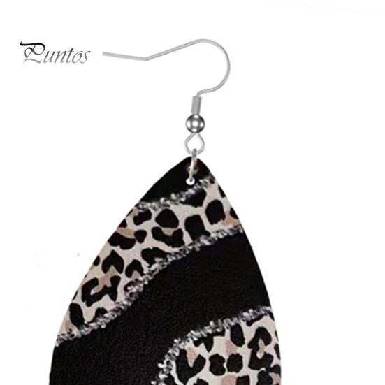 1 пара модных двусторонних леопардовых дизайнерских серег-крючков для пирсинга, серьги-капли тонкой работы, ювелирные изделия в подарок