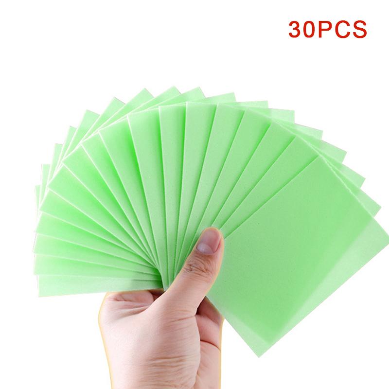 30 шт./пакет, чистящее средство для пола, водорастворимая чистящая салфетка, мытье пола, протирание деревянных напольных плиток, туалетов, бытовое чистящее средство