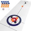 Детская настольная игра «Керлинг» со складным ковриком, 8/16 шайб, обучающая игра для малышей с плавающими камнями, 2 игрока, семейная интерактивная игрушка для хоккея