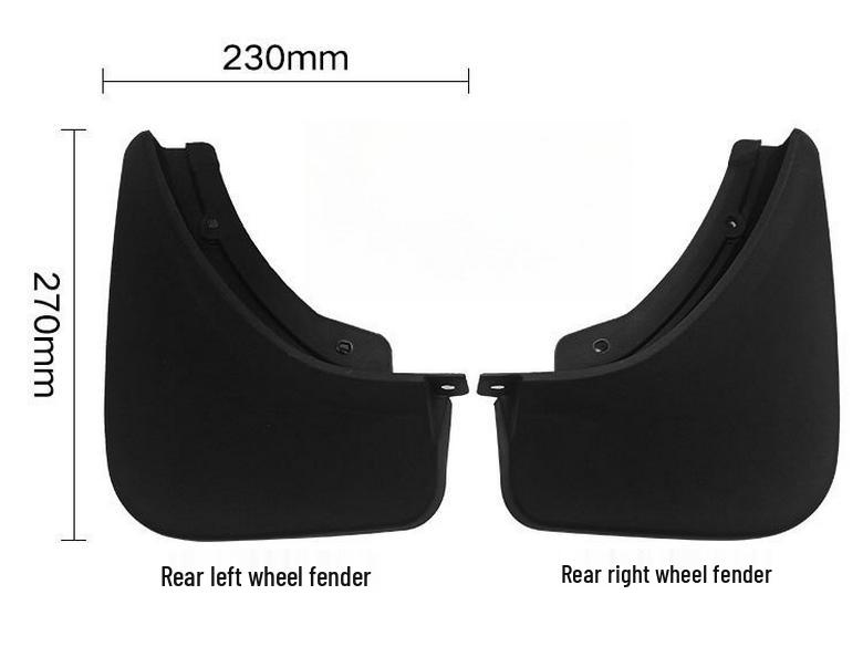 2020-2021 Mercedes-Benz GLA Mudguard Modification for Export and Cross-Border Use.
