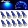 Набор из 10 светодиодных лампочек T5 для автомобиля - Многоцветные варианты для приборной панели и салона