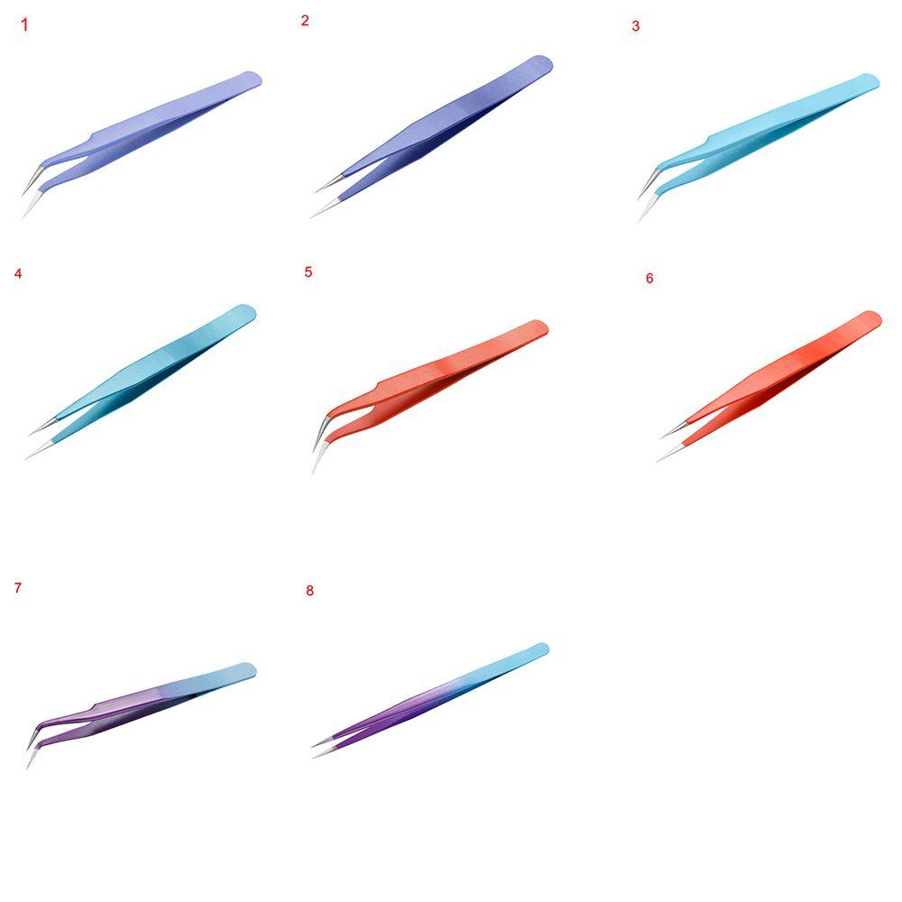 Supplies Lash Extension Tools Nail Art Rhinestones Picker Clip Applicator False Eyelashes Tweezer