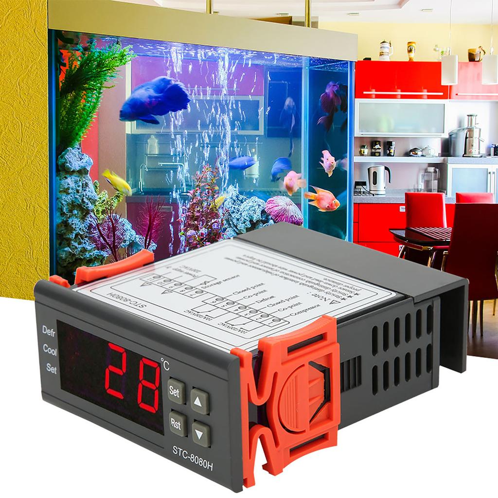 STC 8080H Рефрижераторный Контроллер Температуры Разморозки с Сигнализацией Превышения Предела Температуры