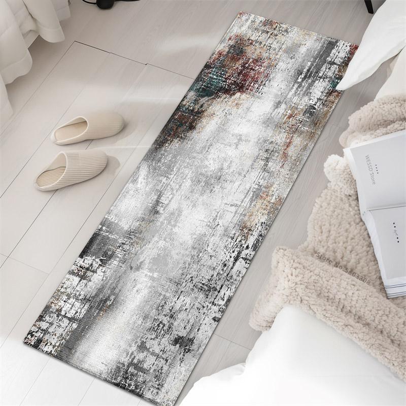 Modern Abstract Rugs For Bedroom Bedside Mat Soft Sponge Floor Mat For Kitchen Washable Bathroom Rug Hallway Mat