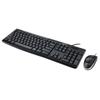 Logitech MK200 Полноразмерный проводной комплект клавиатуры и мыши