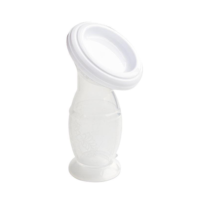 Силиконовый молокоотсос 90 мл, большая емкость, ручной, с высокой всасывающей силой, сборщик молока, в упаковке с цветной коробкой.