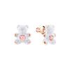 Swarovski Crystal Teddy Bear Earrings Women earrings White 5447445