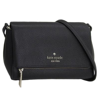 Сумка Сумка на плечо Outlet Brand Leather Black Leila Flap Zip Crossbody LEILA FLAP ZIP CB KE487 001 kate spade [Kate Spade] Женская [item]
