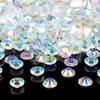 100pcs 4mm Super Shiny Flatback Nail Rhinestones Crystal Glass Nail Gems AB Resin Nail Art Decoration