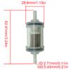 1/2/5/10/20X Car Diesel Fuel Filter Kits Air Parking Heater Parts Transparent Diesel Inline Wires Mesh for Eberspacher Webasto
