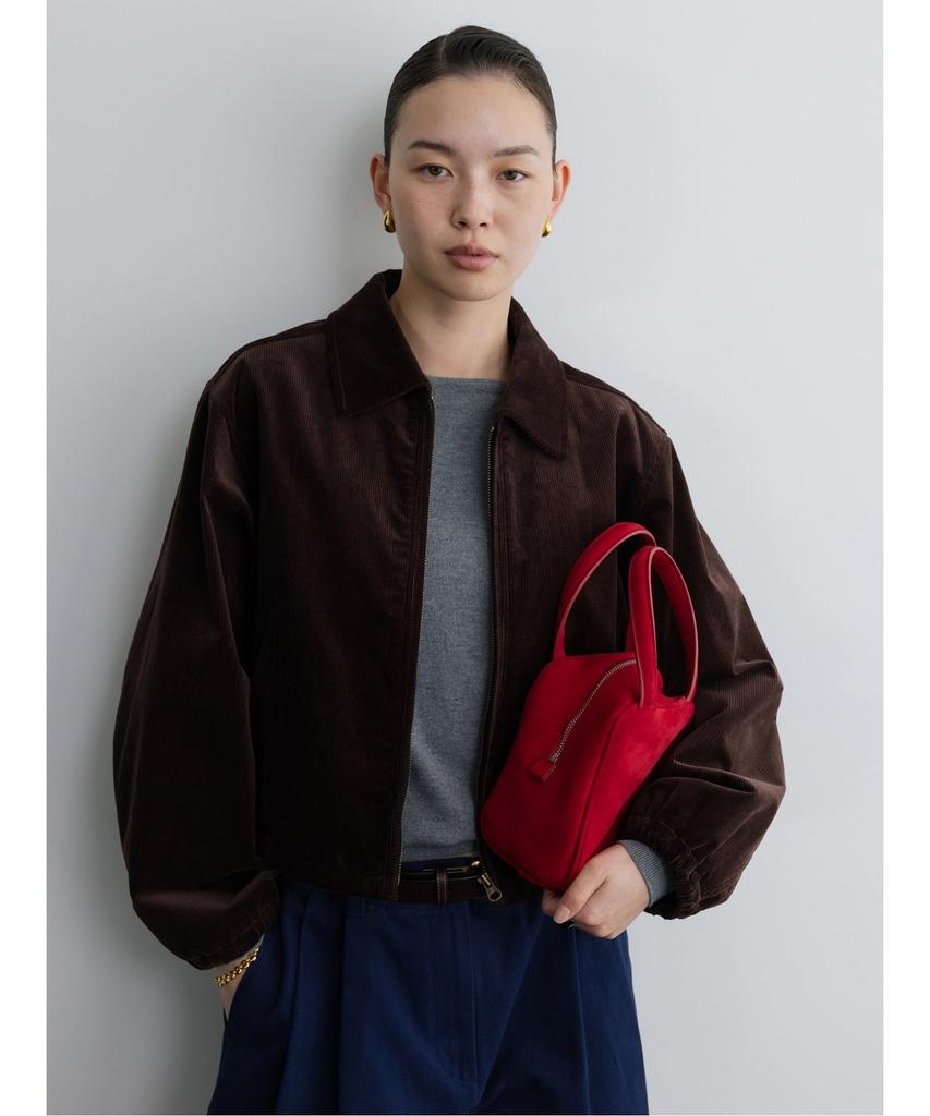 The Aperture Corduroy Crop Blouson Brown (Ta5739A04D)