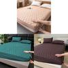 Polyester Bed Cover With Solid Color Design For Bed Protects Mattress And Prevents Dust