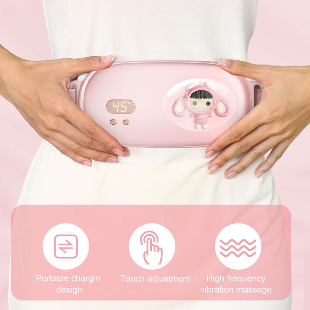 Электрический поясной ремень с горячей компрессией, вибрацией, уменьшением болезненности, массажем, интеллектуальным перезаряжаемым поясным ремнем