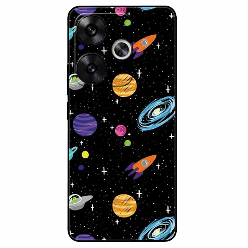 Чехлы для Xiaomi Poco F6 Мягкие силиконовые Защитные Модные ТПУ Задние крышки для телефона Для Xiaomi Poco F6 Pro/Redmi Turbo 3 ТПУ Чехлы