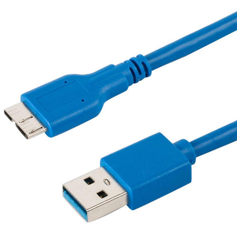 USB A to Micro B Hard Drive Cable Data Sync Cable Cord Micro B USB 3.0 Cable HDD Data Wire
