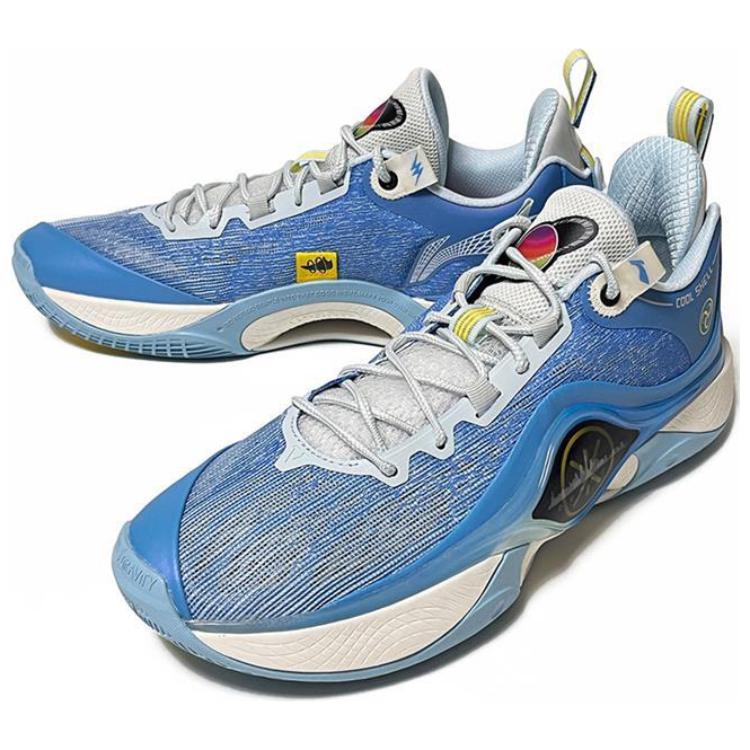 Li-Ning Way Of Wade Shadow 5 V2 Skyline Men Sneakers Blue White ABPU009-8