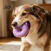 Interactive Dog Toy Donut Animal Latex Squeaky Chew Puppy Teething for Aggressive Chewers Fetch Play