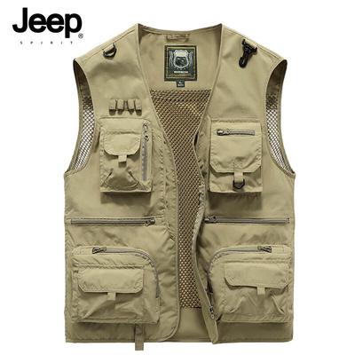 Мужской жилет JEEP SPIRIT для активного отдыха с множеством карманов